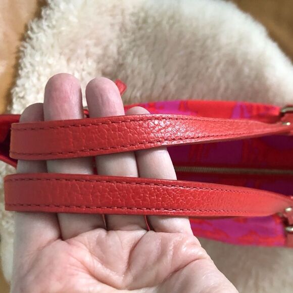 Kate Spade Tropical Red and Pink Floral Medium Tote Bag - Picture 10 of 10